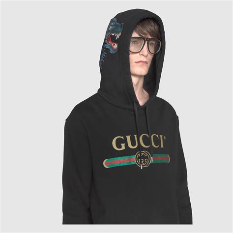 gucci cotton sweat shirt with embrodery|gucci inspired sweatshirt.